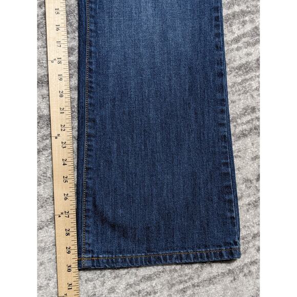 L.L. Bean Favorite Jean Bootcut Jeans Women‎ Size 12 Blue Straight Fit Pockets - Picture 12 of 12